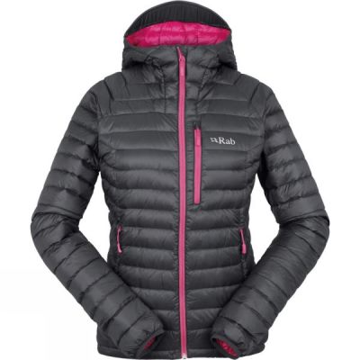 Chaquetas Rab Microlight Alpine Mujer Gris Oscuro - Chile KDT687532